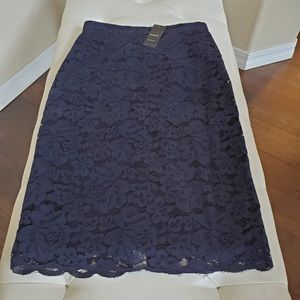 BeBe Floral lace 2 tone skirt